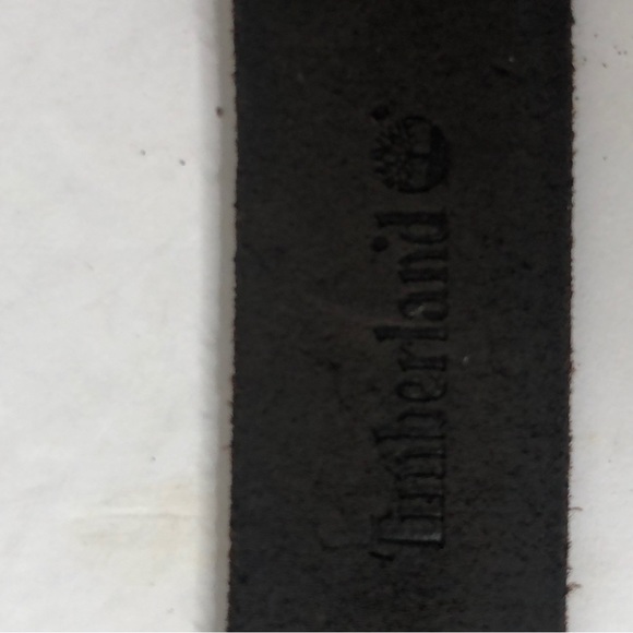 TIMBERLAND Black Leather Belt - Picture 3 of 6